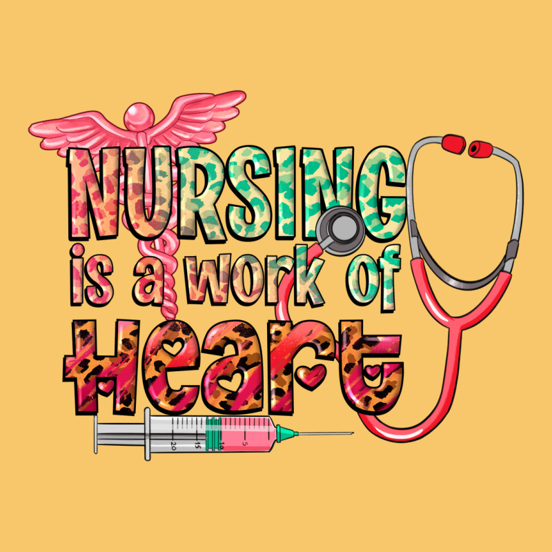 Nursing Is A Work Of Heart Vintage Hoodie by CowGirlArtShop | Teevron