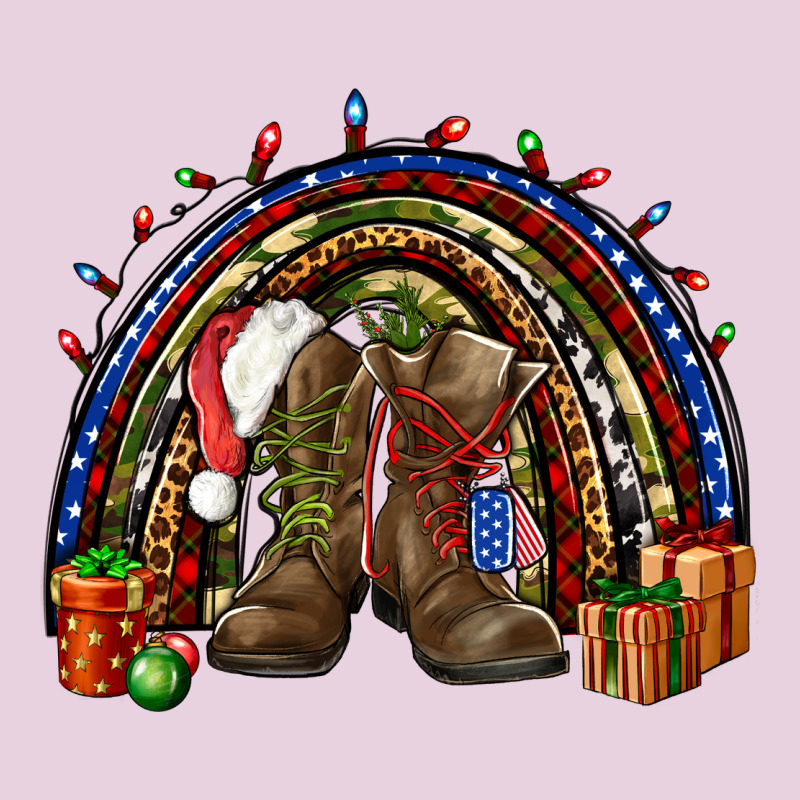 Army Christmas Rainbow Classic Tee by NancyCooperArtShop | Teevron
