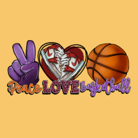 Peace Love Basketball Vintage Hoodie | Teevron