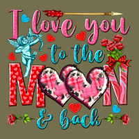 I Love You To The Moon And Back Valentine's Day Vintage Hoodie | Teevron