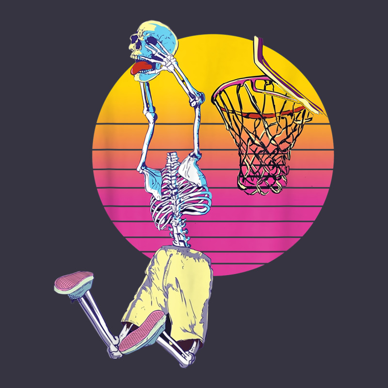 Basketball Player Halloween Pumpkin Skeletons Kids Boys Vintage Hoodie by trangStudio | Teevron