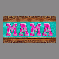 Floral Mama Mother's Day License Plate Vintage Tee | Teevron