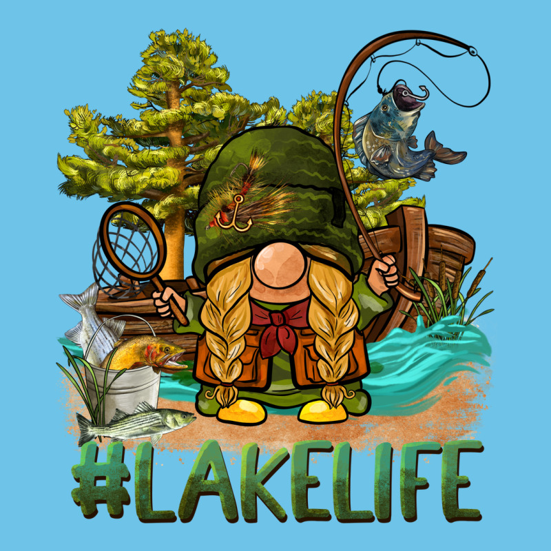 Lake Life Gnome Premium Sweatshirt by BarkalooDesign | Teevron