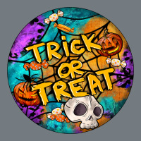 Trick Or Treat Hallowen Round Heavyweight Sweatshirt | Teevron