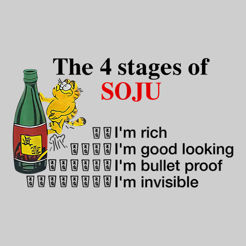 The 4 Stages Of Soju I'm Rich I'm Good Looking T Shirt Premium Sweatshirt by DesignPulse | Teevron