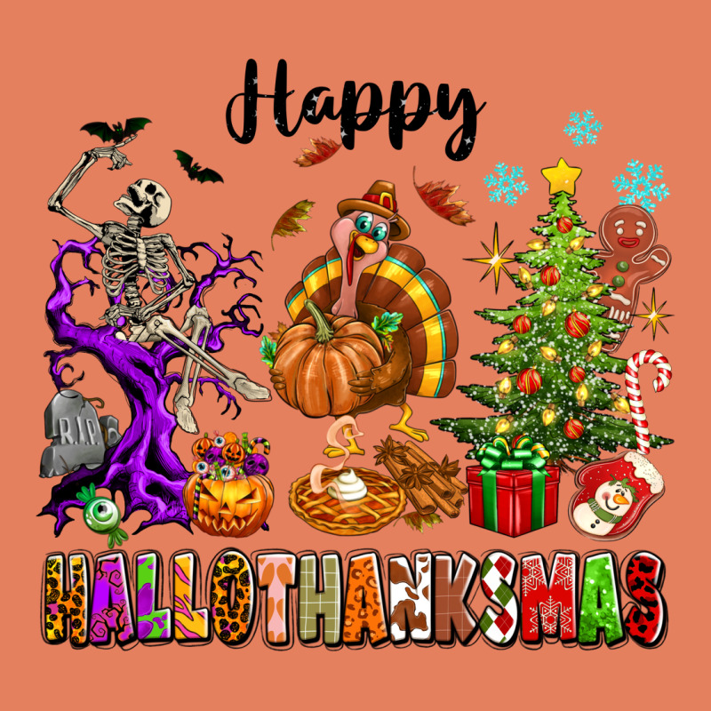 Happy Hallothanksmas Classic Tee by texasbilliewilder | Teevron