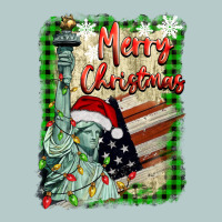 Merry Christmas  Statue Of Liberty Heavy Core Tee | Teevron