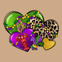 Mardi Gras Hearts Vintage Hoodie | Teevron