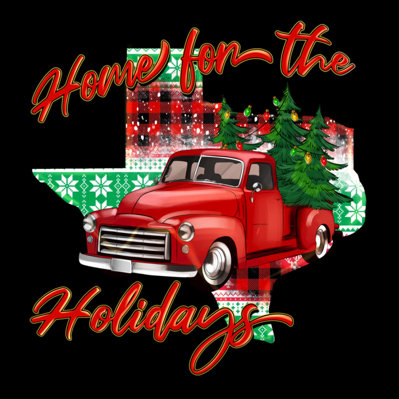 Home For The Holidays Texas Heavy Core Tee by BarkalooDesign | Teevron