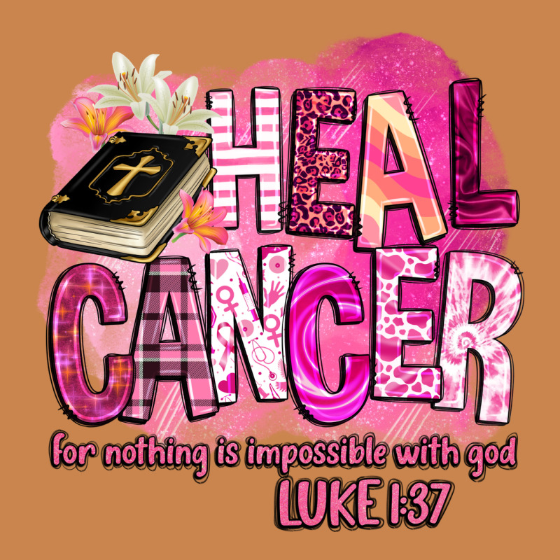 Heal Cancer For Nothing Is Impossible With God Heavyweight Hoodie by BarkalooDesign | Teevron