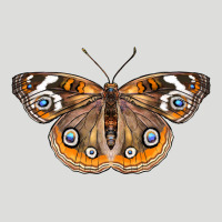 Common Buckeye Butterfly Zipper Hoodie | Teevron