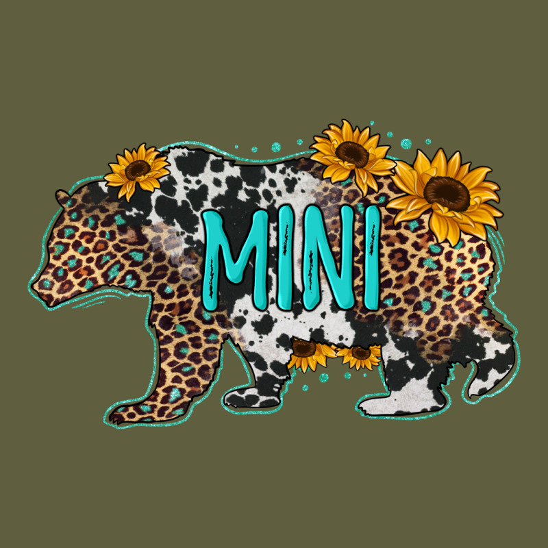 Baby Bear Mini Sunflowers Leopard Cowhide Mother's Day Vintage Tee by Jasminsmagicworld | Teevron