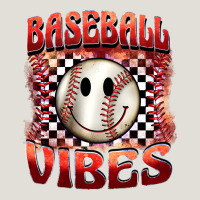 Baseball Vibes Smiley Face Heavy Core Tee | Teevron