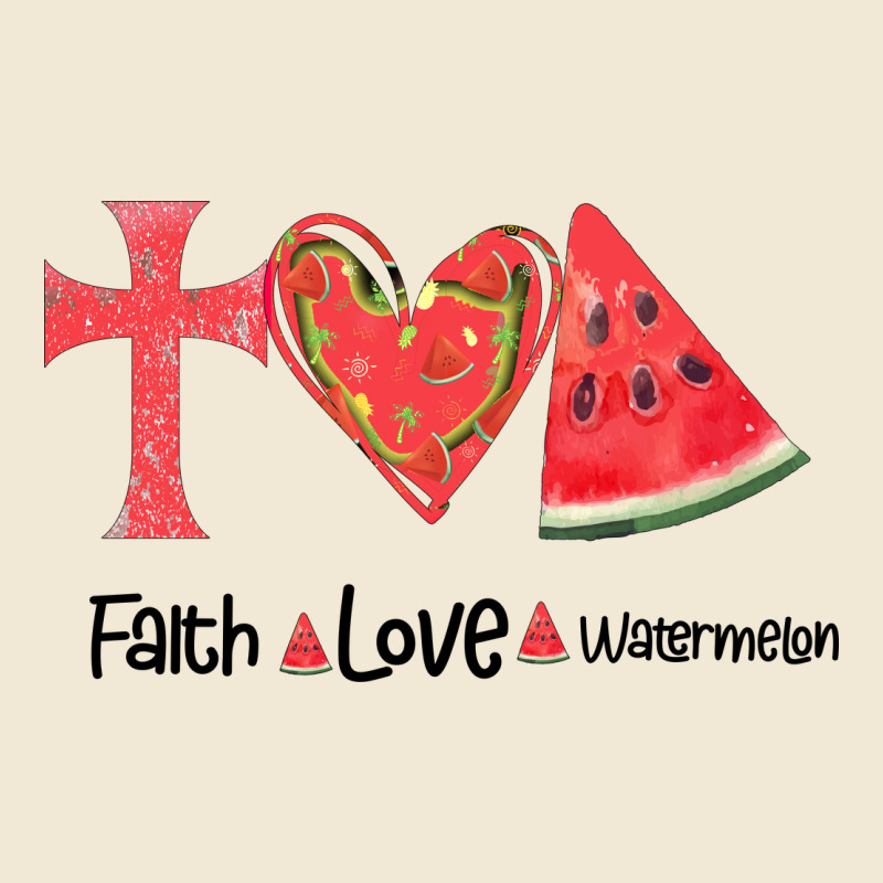 Faith Love Watermelon Ladies Tee by Bettercallsaul | Teevron