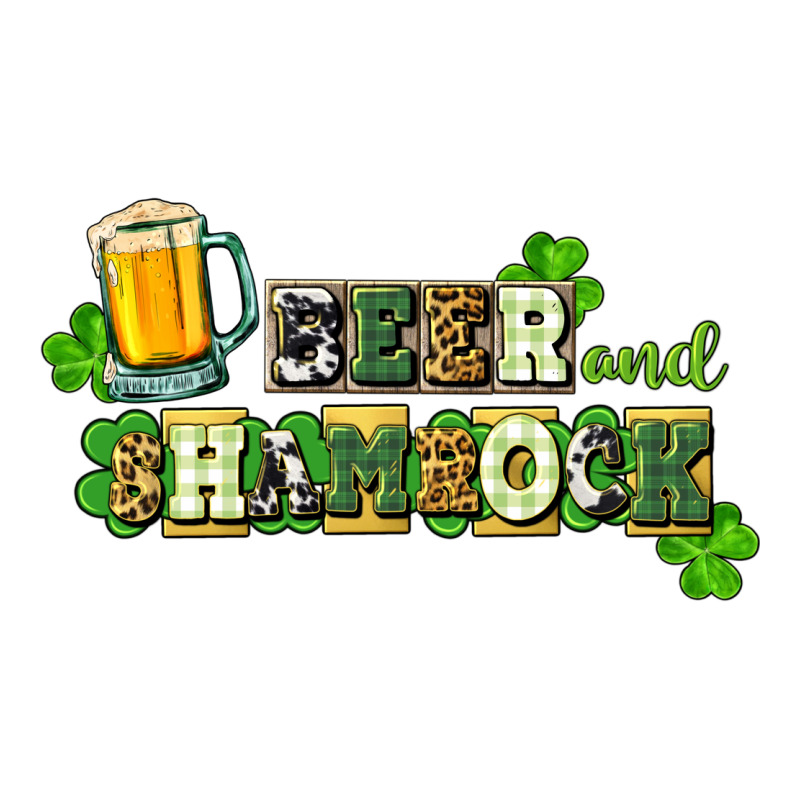 Beer And Shamrock Long Sleeve Tee by CowGirlArtShop | Teevron