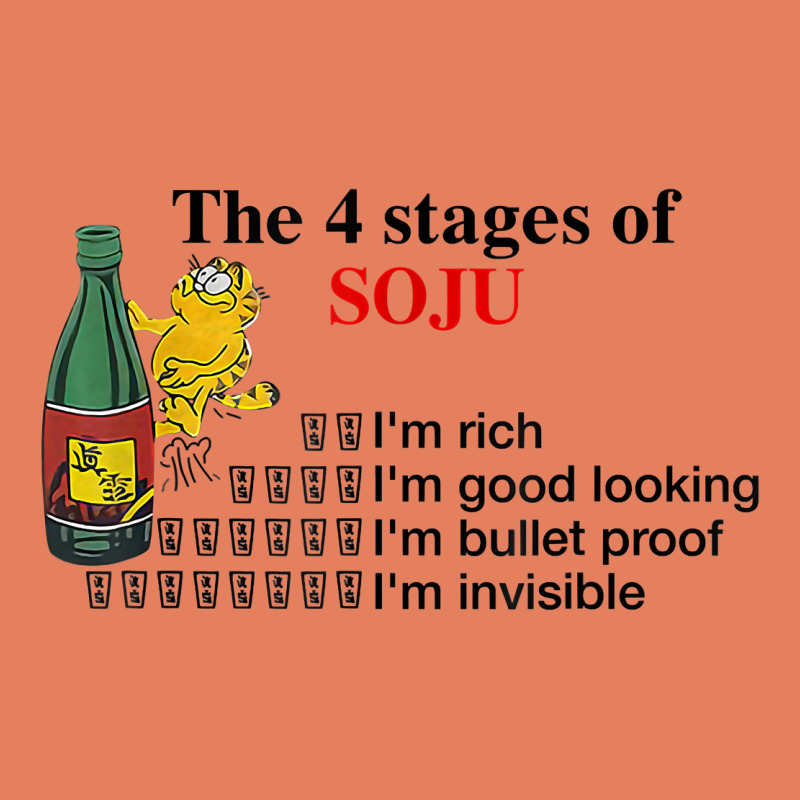 The 4 Stages Of Soju I'm Rich I'm Good Looking T Shirt Classic Tee by DesignPulse | Teevron