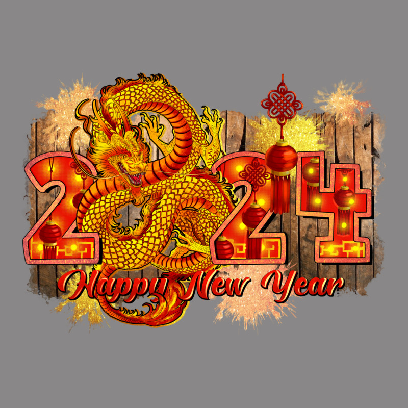 Year Of The Dragon Chinese New Year 2024 Vintage Tee by CowGirlArtShop | Teevron