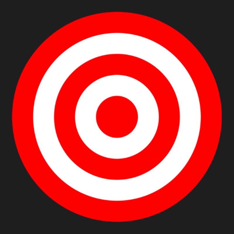 Bullseye Target Red & White Rings Target Classic Tee by DesignPulse | Teevron