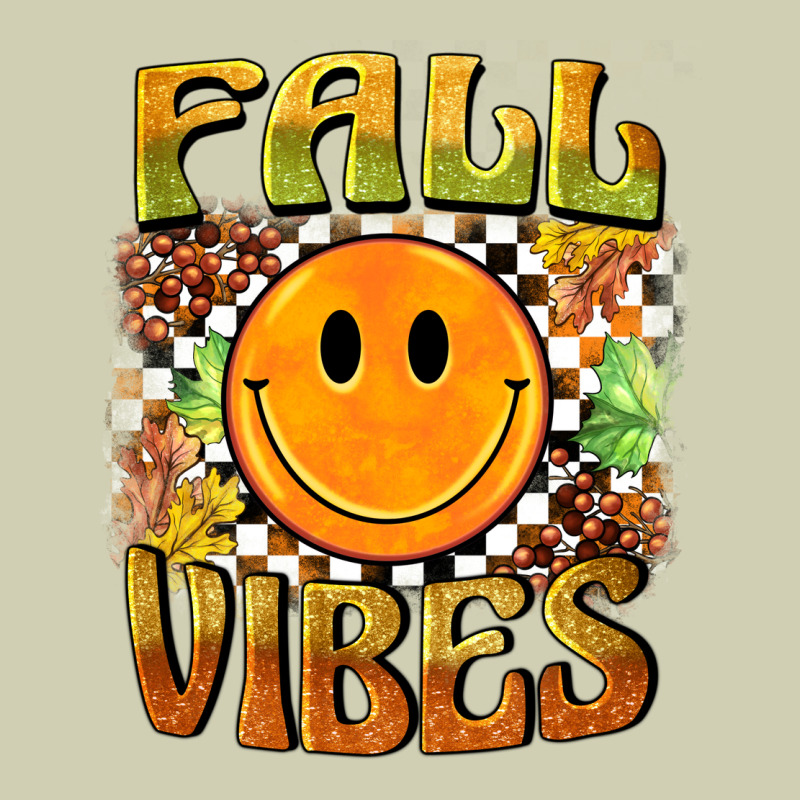 Fall Vibes Smiley Face Heavy Core Tee by BarkalooDesign | Teevron