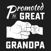 Promoted To Great Grandpa Classic Tee | Teevron