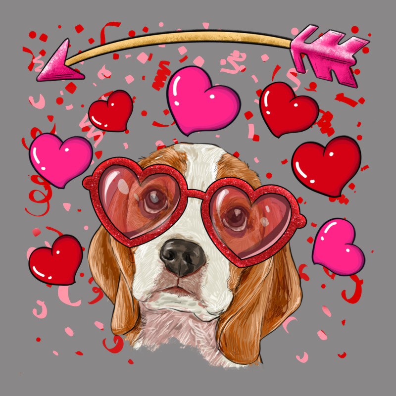 Valentines Day  Beagle Vintage Tee by RanaPortraitStore | Teevron