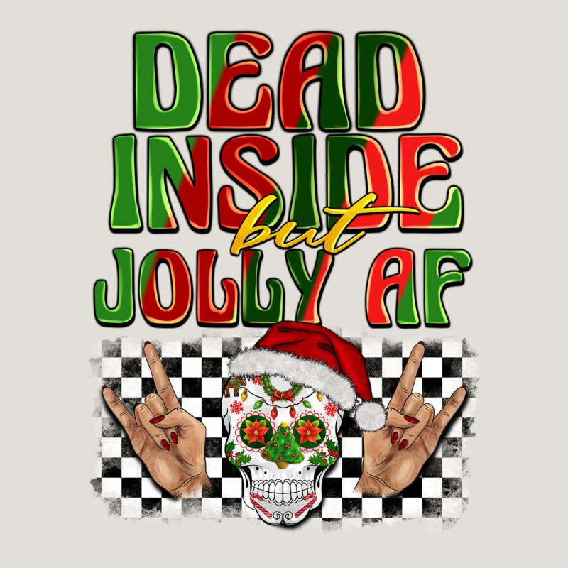 Dead Inside But Jolly Af Heavy Core Tee by BarkalooDesign | Teevron
