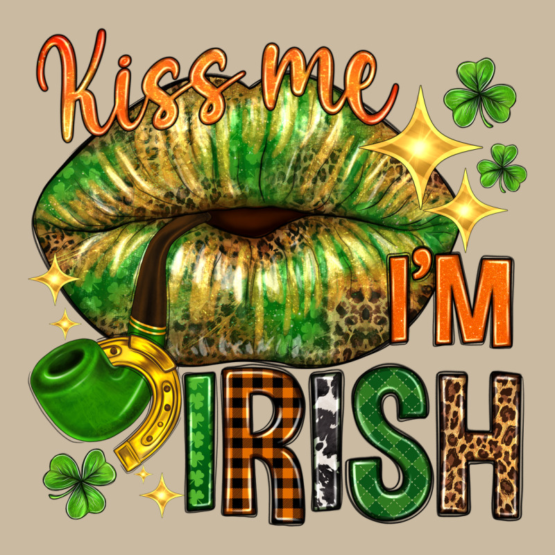 St. Patrick's Kiss Me I'm Irish With Lip Long Sleeve Tee by HowdyJamesFarm | Teevron