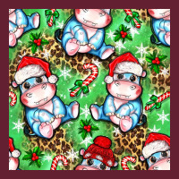Christmas Cute Hippo Sitting Classic Tee | Teevron