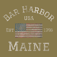 Bar Harbor Maine Usa American Flag Established Me Vintage Premium Hoodie | Teevron