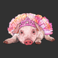 Balerina Baby Pig With Tutu Urban Heavy Tee | Teevron
