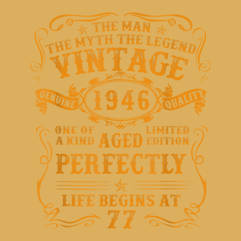 Vintage 1946 The Man Myth Legend 77 Year Old Birthday Gifts Premium Hoodie by trangStudio | Teevron