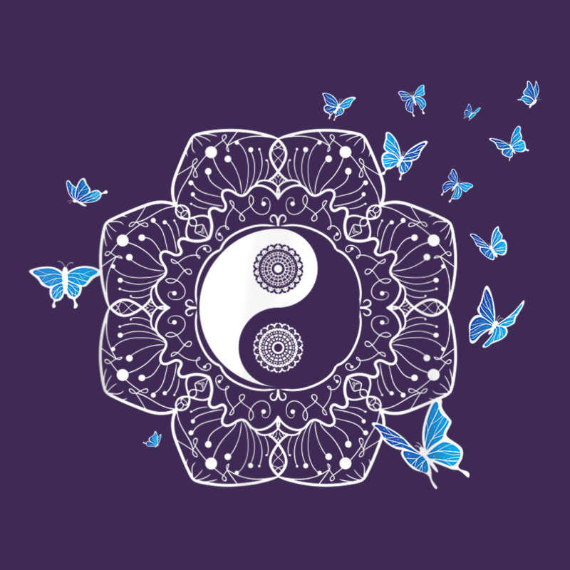 Yin Yang With Butterflies Ancient Chinese Yin Yang Premium Hoodie by Craftify | Teevron