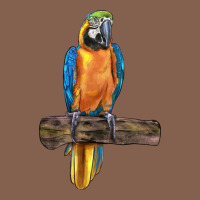 Blue Throated Macaw Zipper Hoodie | Teevron