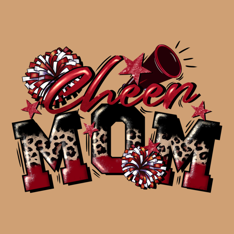 Cheer Mom  Maroon Vintage Tee by CowGirlArtShop | Teevron