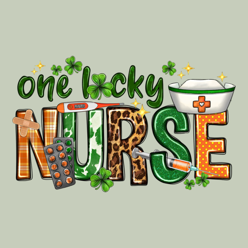 One Lucky Nurse With Elements St. Patricks Day Long Sleeve Tee by HowdyJamesFarm | Teevron