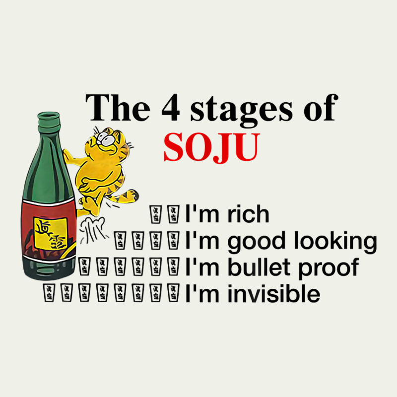 The 4 Stages Of Soju I'm Rich I'm Good Looking T Shirt Urban Heavy Tee by DesignPulse | Teevron