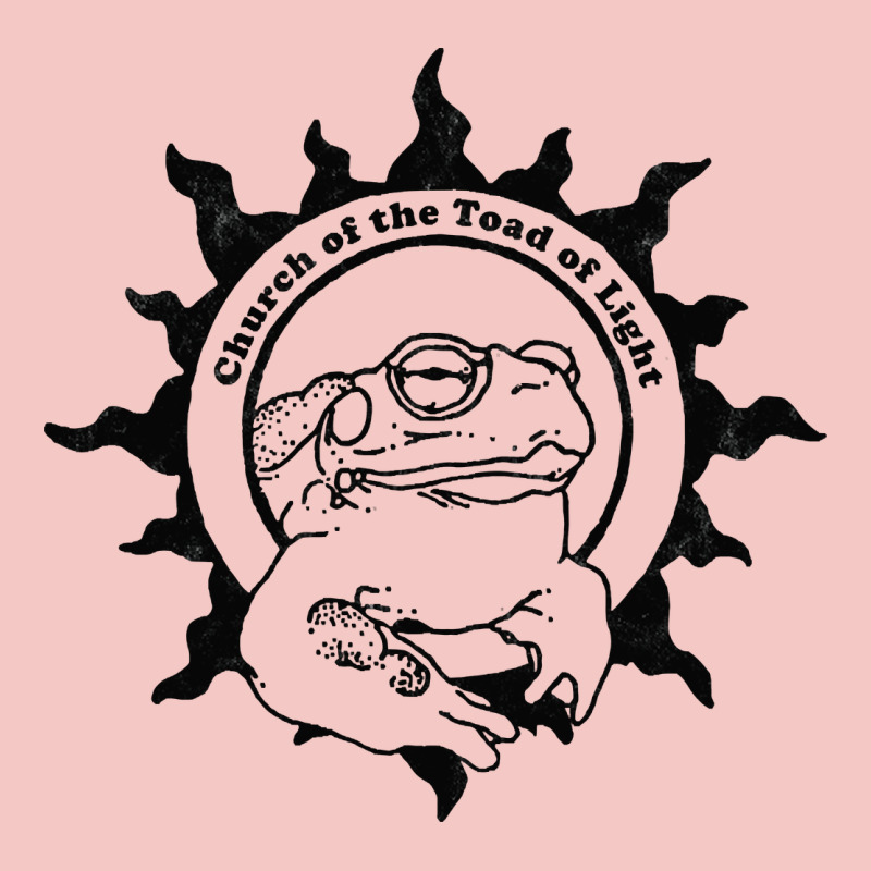 Authentic Church Of The Toad Of Light Psychedlic Frog Licking (distres Urban Heavy Tee by DesignPulse | Teevron