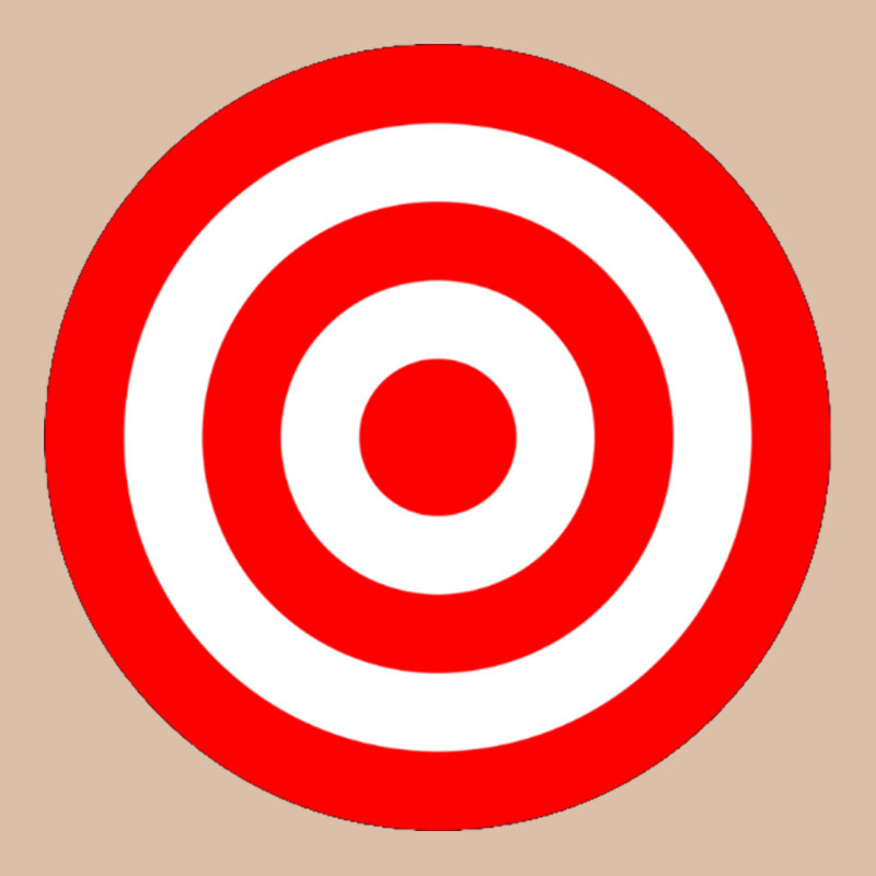 Bullseye Target Red & White Rings Target Urban Heavy Tee by DesignPulse | Teevron