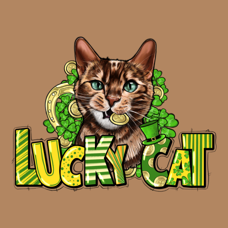 Lucky Cat St. Patrick's Long Sleeve Tee by HowdyJamesFarm | Teevron