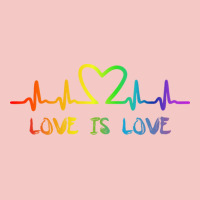 Lgbt Love Rainbow Heartbeat Urban Heavy Tee | Teevron