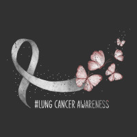 Pretty White Ribbon Support Lung Cancer Awareness T Shirt Urban Heavy Tee | Teevron