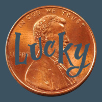 Cute Good Luck Gift - Lucky Penny Urban Heavy Tee | Teevron