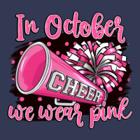In October We Wear Pink Cheer Heavyweight Hoodie | Teevron