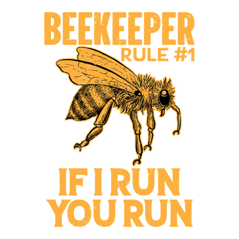 Bee Beekeeper If I Run You Run Bumble Bee Humour 449 Hive Beekeeping Urban Heavy Tee by Craftify | Teevron