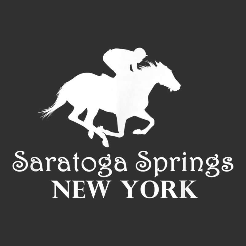 Saratoga Springs New York Horse Racing Jockey Urban Heavy Tee by Craftify | Teevron