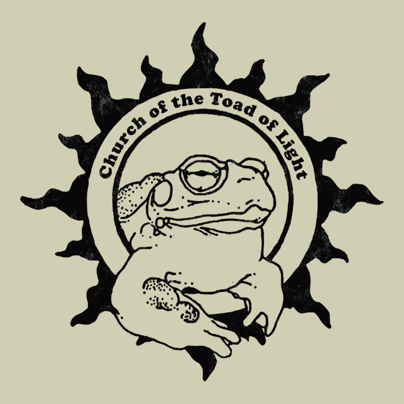 Authentic Church Of The Toad Of Light Psychedlic Frog Licking (distres Heavy Core Tee by DesignPulse | Teevron