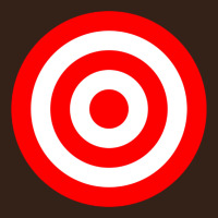 Bullseye Target Red & White Rings Target Heavy Core Tee | Teevron