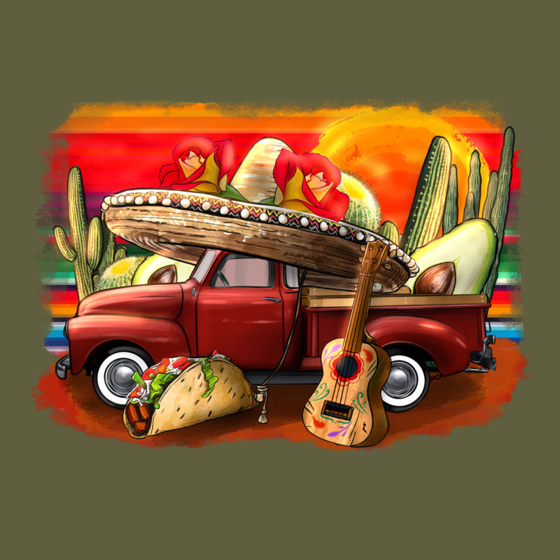 Mexican Cinco De Mayo Truck Vintage Tee by CowGirlArtShop | Teevron