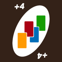 Uno Card Game Draw Four Heavy Core Tee | Teevron