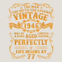 Vintage 1946 The Man Myth Legend 77 Year Old Birthday Gifts Heavy Core Tee | Teevron